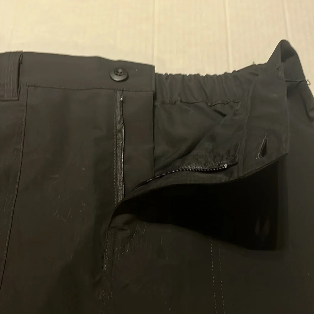 NWT-love tree-M-black-lightweight, slit in front,pockets, midi, cargo skirt.